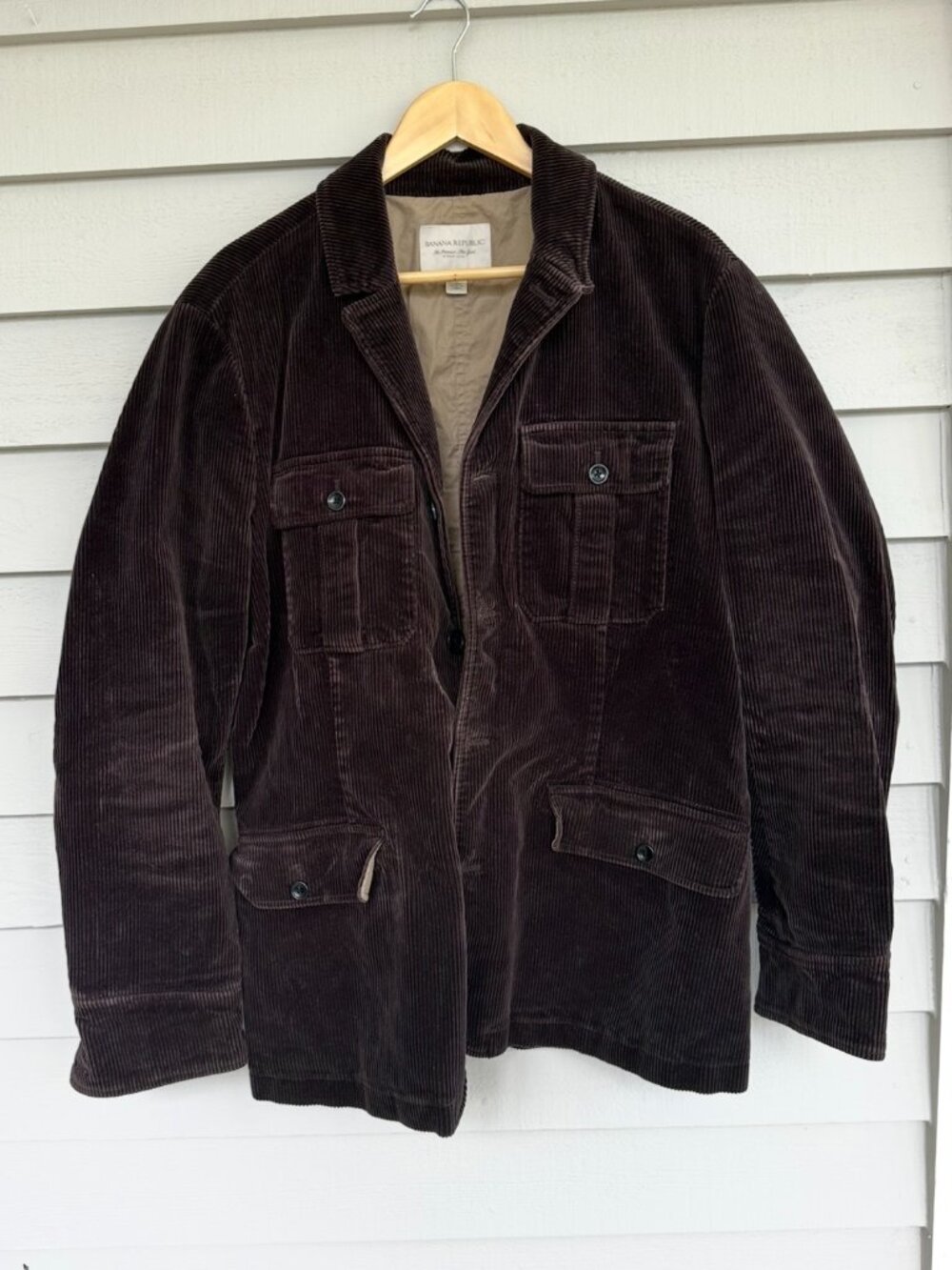 Banana Republic Corduroy Collared Jacket